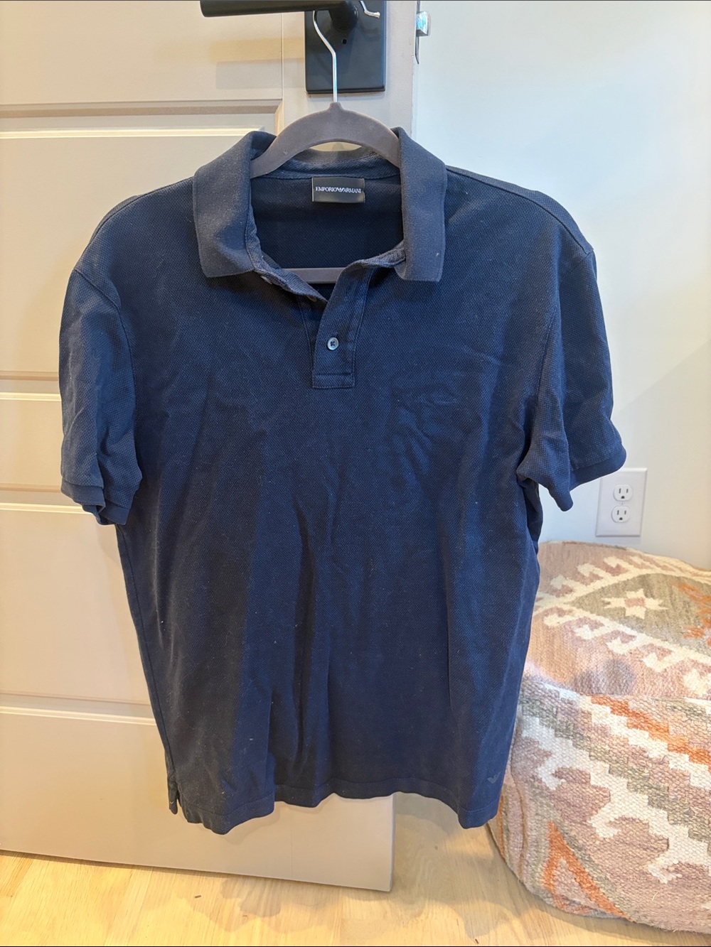 Emporio Armani Men’s Dark Blue Polo Shirt